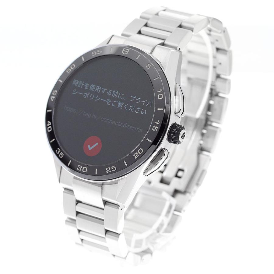 タグホイヤー TAG HEUER SBG8A10.BA0646 コネクテッド スマートウォッチ クォーツ メンズ 良品 箱・保証書付き_943376の画像