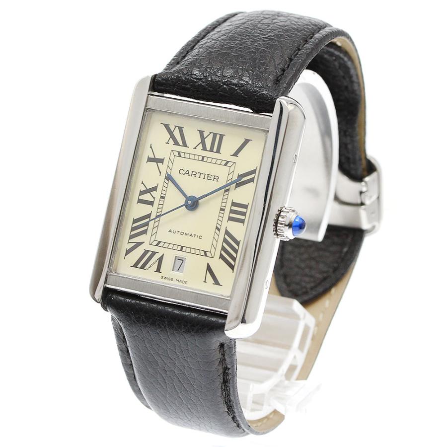 Cartier 自動巻き時計 Cartier（カルティエ） CARTIER W5200027 タンクソロ XL デイト 自動