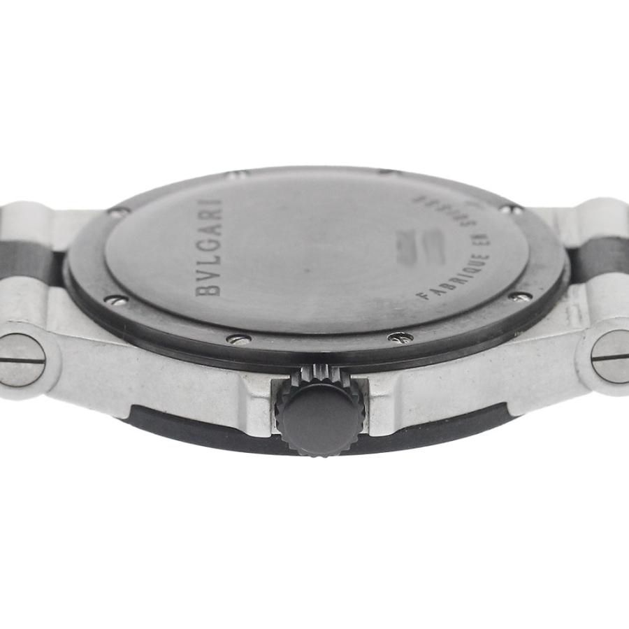 ブルガリ BVLGARI AL32A アルミニウム デイト クォーツ ボーイズ 美品 _943815の画像