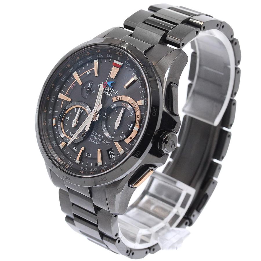 カシオ CASIO OCW-G1000B-1A2JF オシアナス GPS ソーラー電波 メンズ 良品 _943821の画像