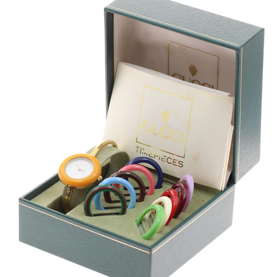 GUCCI（グッチ） GUCCI 11/12.2 チェンジベゼル クォーツ レディース