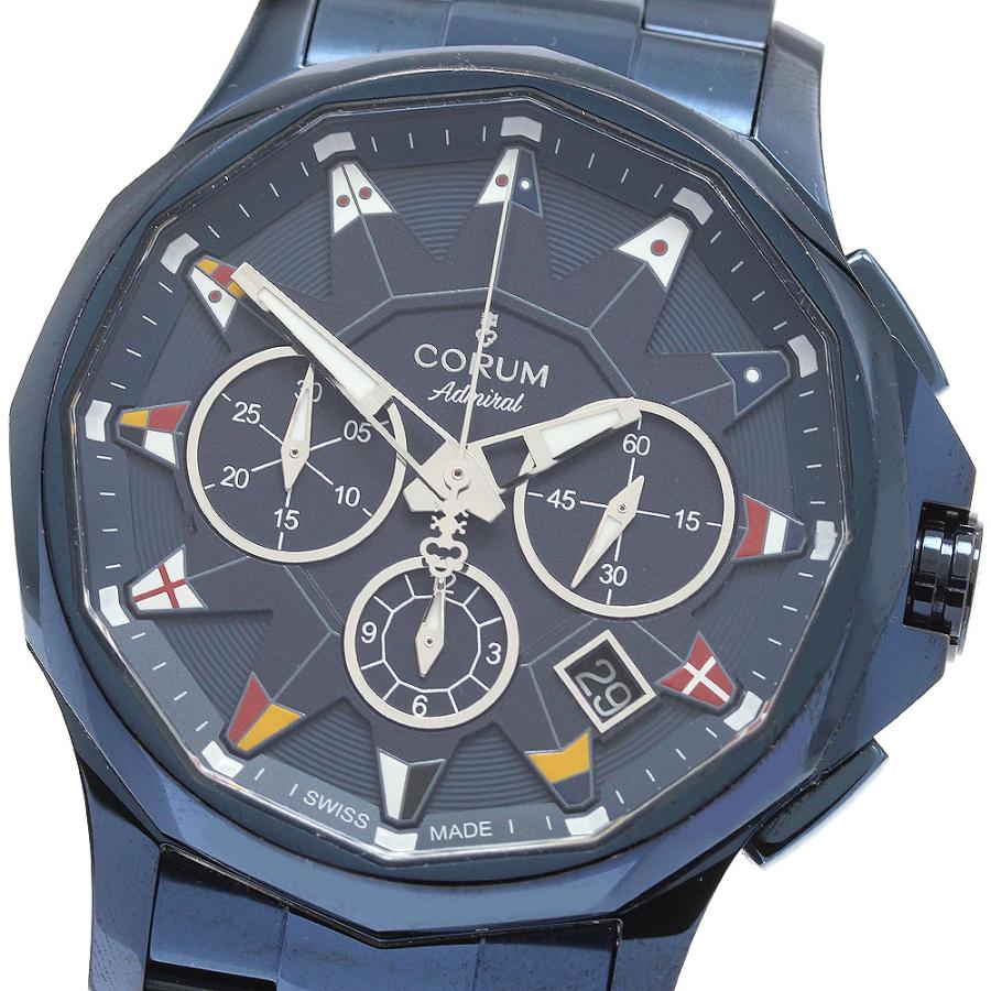 コルム CORUM A984/03797 アドミラル 42 クロノグラフ 自動巻き メンズ 箱付き_944232 CORUM（コルム） CORUM A984/03797 アドミラル 42 クロノグラフ 自動