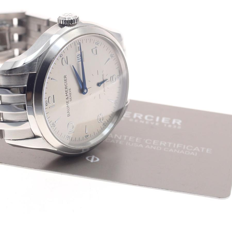 ボーム＆メルシェ Baume & Mercier M0A10099 クリフトン スモールセコンド 自動巻き メンズ 保証書付き_944562の画像