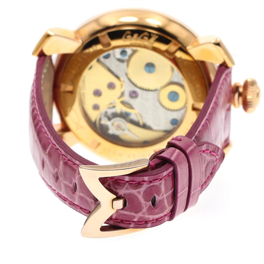 GaGa MILANO ガガミラノ マヌアーレ48 手巻き 箱・保証書付 現状品 マヌアーレ ガガミラノ GAGA MILANO MANUALE 48 手巻 箱付 ※文字盤補修