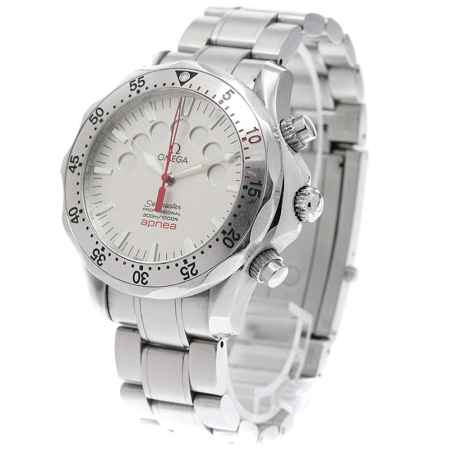 オメガ OMEGA 2595.30 シーマスター300 アプネア ジャックマイヨール クロノグラフ 自動巻き メンズ 保証書付き_944850 OMEGA（オメガ） OMEGA 2595.30 シーマスター300 アプネア ジャック