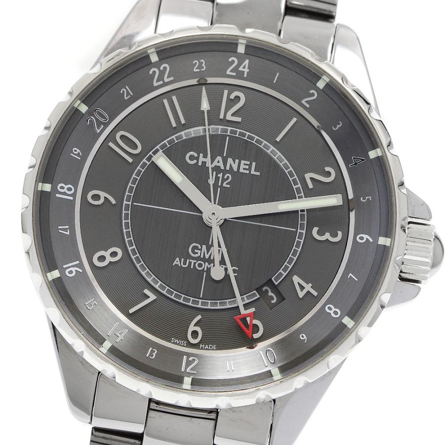 シャネル CHANEL H3099 J12 クロマティック GMT デイト 自動巻き メンズ 良品 保証書付き メーカーOH済み_944854 CHANEL（シャネル） CHANEL H3099 J12 クロマティック GMT デイト 自動