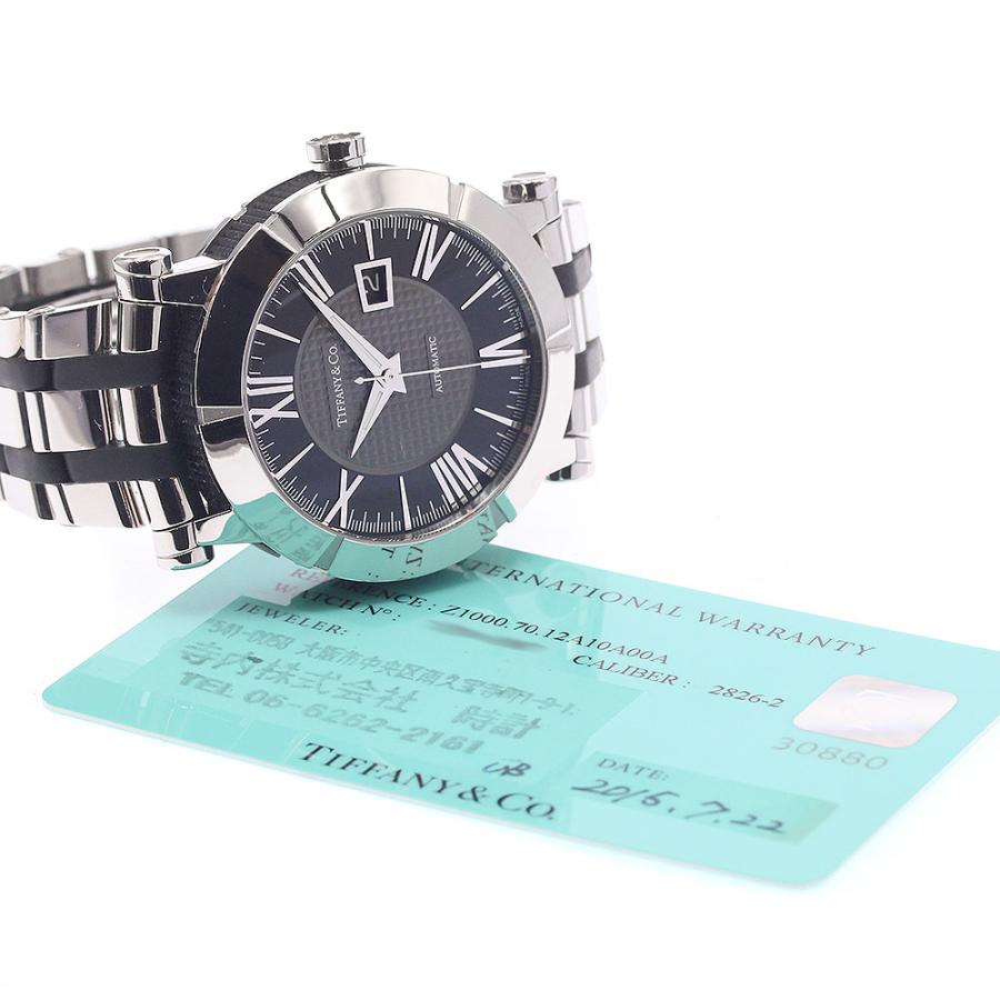 訳あり ティファニー TIFFANY&Co. Z1000.70.12A10A00A アトラス ジェント デイト 自動巻き メンズ 保証書付き_944997の画像