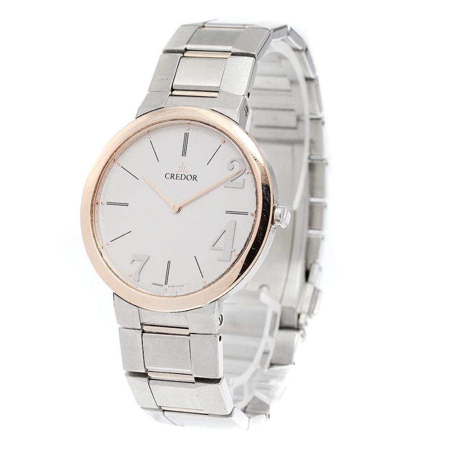 セイコー SEIKO GCAT992/8J80-0AJ0 クレドール ノード PGベゼル クォーツ メンズ _945442 SEIKO（セイコー） SEIKO GCAT992/8J80-0AJ0 クレドール ノード PG