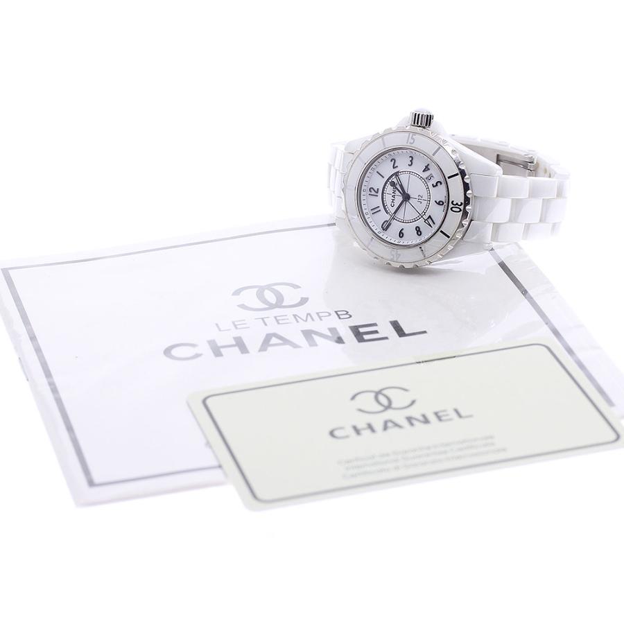 CHANEL（シャネル） 訳あり CHANEL H0968 J12 33mm 白セラミック