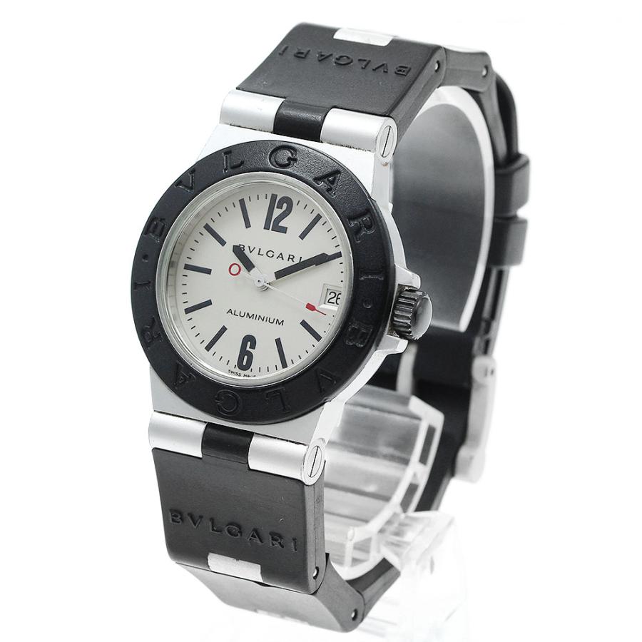 ブルガリ BVLGARI AL32A アルミニウム デイト クォーツ ボーイズ _945834の画像