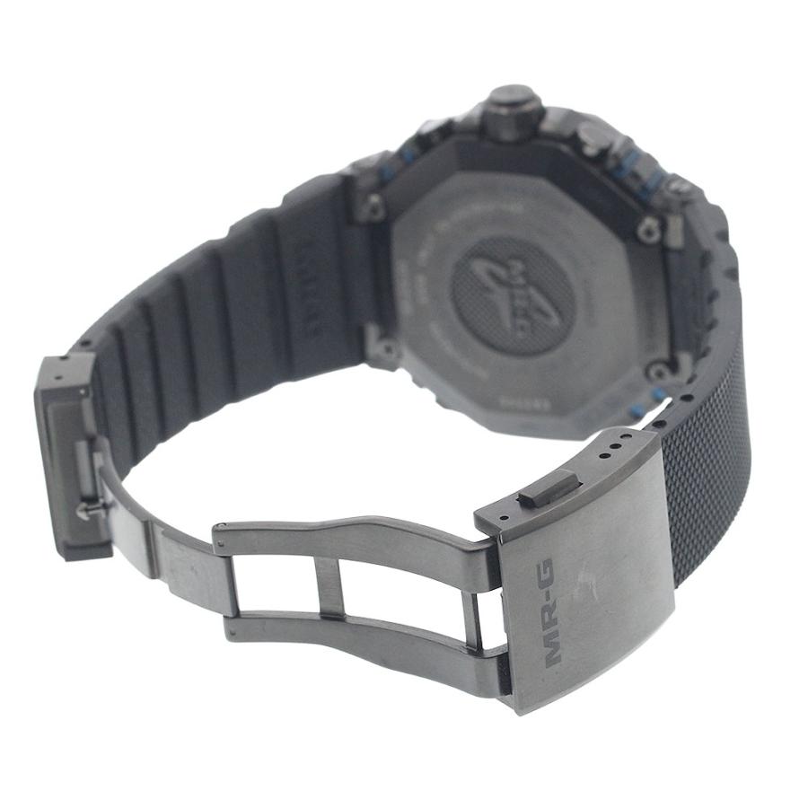 カシオ CASIO MRG-B2100R-2AJR Gショック MR-G 青墨 デイデイト ソーラー電波 メンズ 極美品 箱・保証書付き_946564 CASIO（カシオ） CASIO MRG-B2100R-2AJR Gショック MR-G 青墨