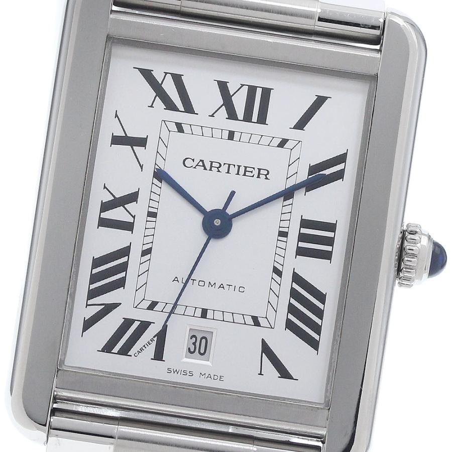 う*p様 カルティエ W5200028 タンクソロ XL デイト 自動巻き Cartier（カルティエ） CARTIER W5200028 タンクソロ XL デイト 自動
