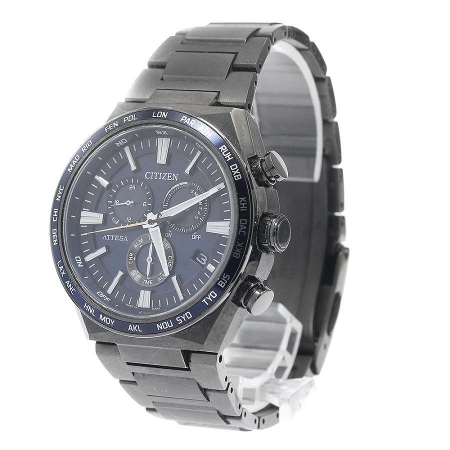シチズン CITIZEN CB5967-66L/E660-007C804 アテッサ ブラックチタンシリーズ ソーラー電波 メンズ 内箱・保証書付き_946985 CITIZEN（シチズン） CITIZEN CB5967-66L/E660-007C804 アテッサ