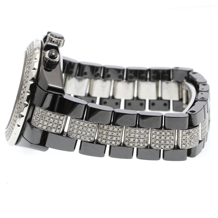 CHANEL（シャネル） ベルト訳あり CHANEL H1706 J12 デイト クロノグラフ ダイヤモンド 自動巻き メンズ _947325 ...