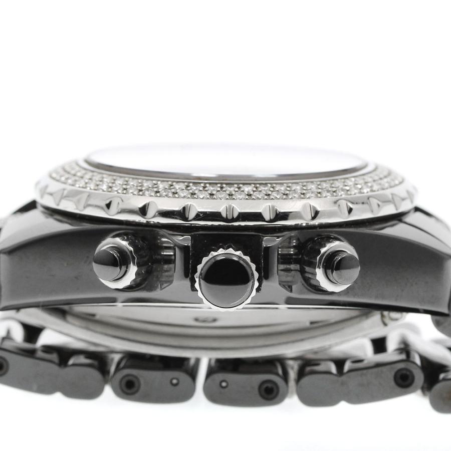 CHANEL（シャネル） ベルト訳あり CHANEL H1706 J12 デイト クロノグラフ ダイヤモンド 自動巻き メンズ _947325 ...
