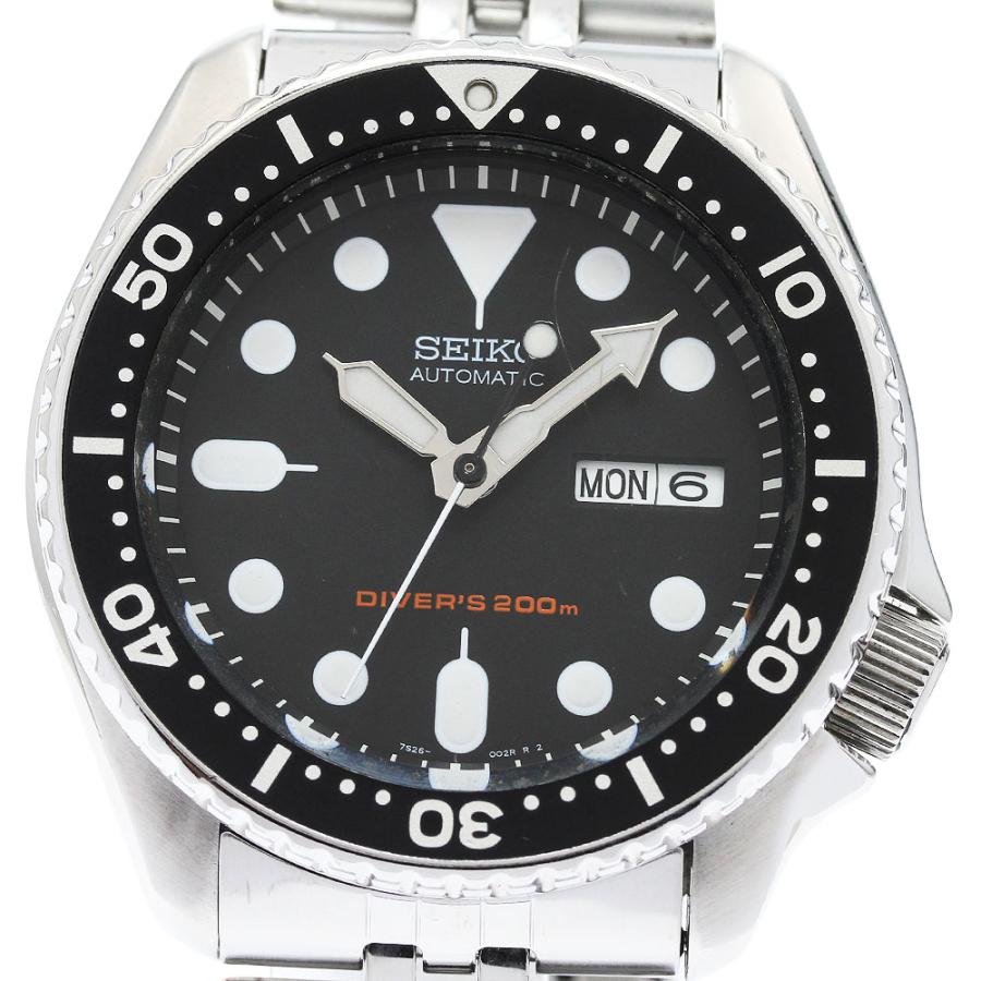 ✨SEIKO✨セイコー✨7S26-0020✨デイデイト✨ブラック文字盤✨腕時計✨ SEIKO（セイコー） SEIKO 7S26-0020 ダイバーズ ブラックボーイ 逆輸入