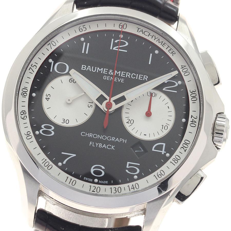 ボーム＆メルシェ Baume & Mercier M0A10369 クリフトンレーシング クロノグラフ デイト 自動巻き メンズ 保証書付き_948024 BAUME&MERCIER（ボーム&メルシエ） ボーム＆メルシェ Baume & Mercier