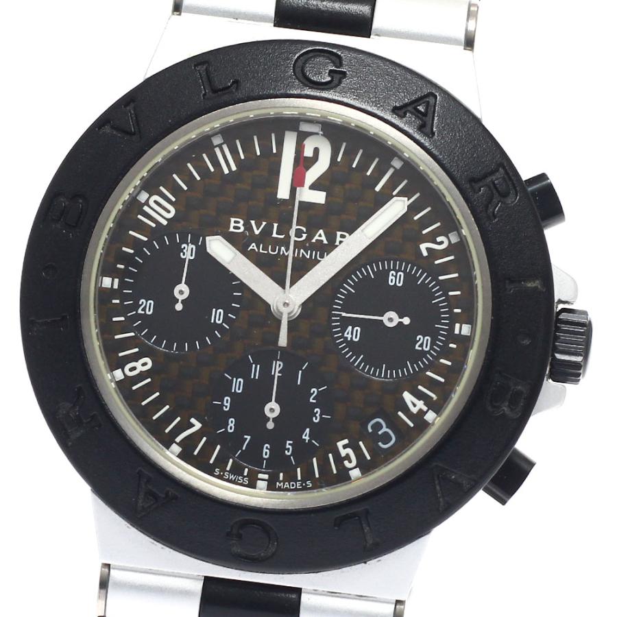 BVLGARI（ブルガリ） 訳あり BVLGARI AC38TA アルミニウム デイト 
