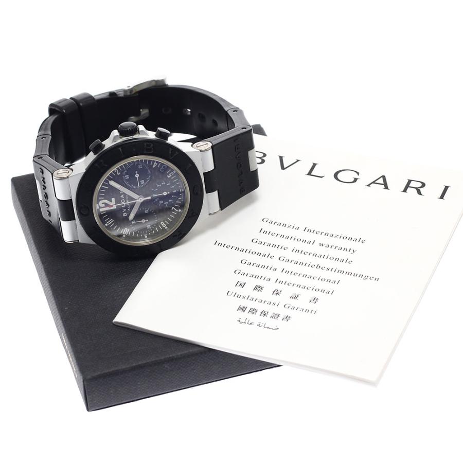 BVLGARI（ブルガリ） 訳あり BVLGARI AC38TA アルミニウム デイト 