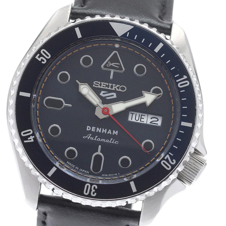 セイコー SEIKO 4R36-16N0/SBSA281 DENHAM コラボレーション限定モデル 自動巻き メンズ 良品 箱・保証書付き_948378 SEIKO（セイコー） SEIKO 4R36-16N0/SBSA281 DENHAM コラボレーション