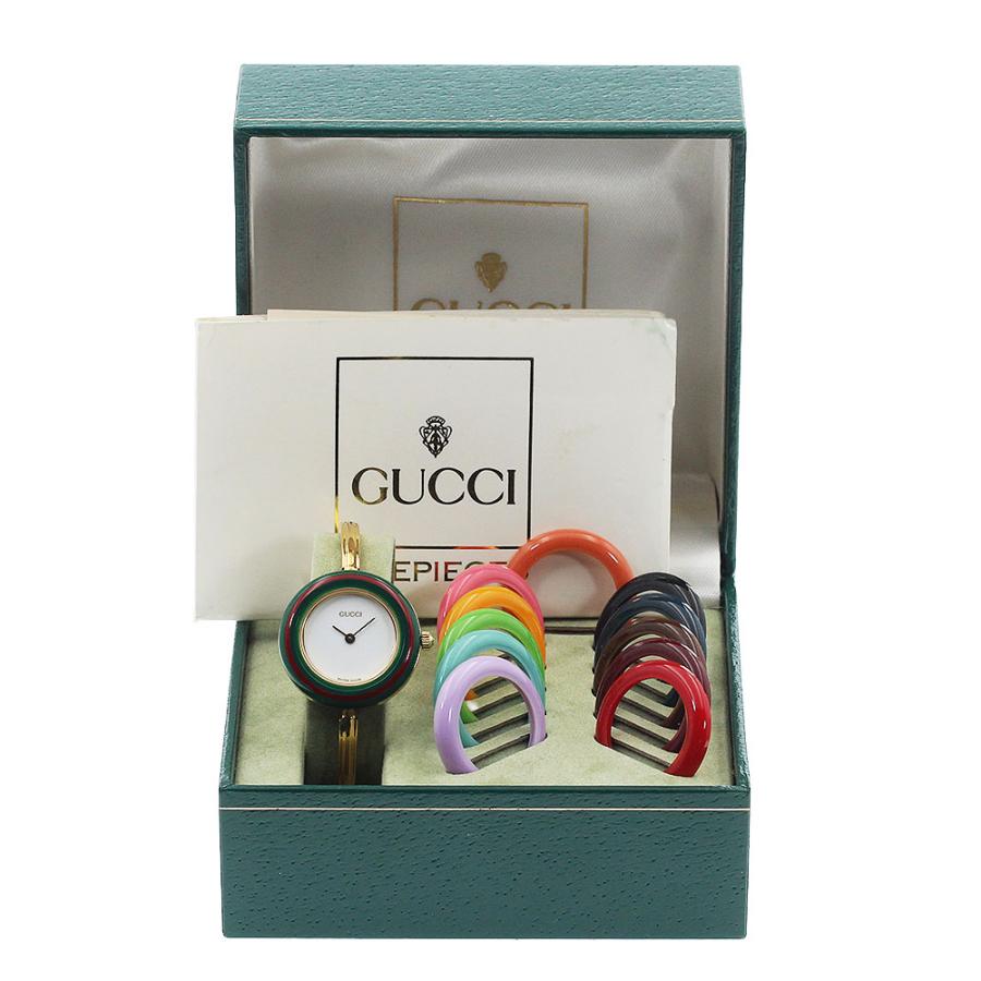 GUCCI（グッチ） GUCCI 11/12.2 チェンジベゼル クォーツ レディース