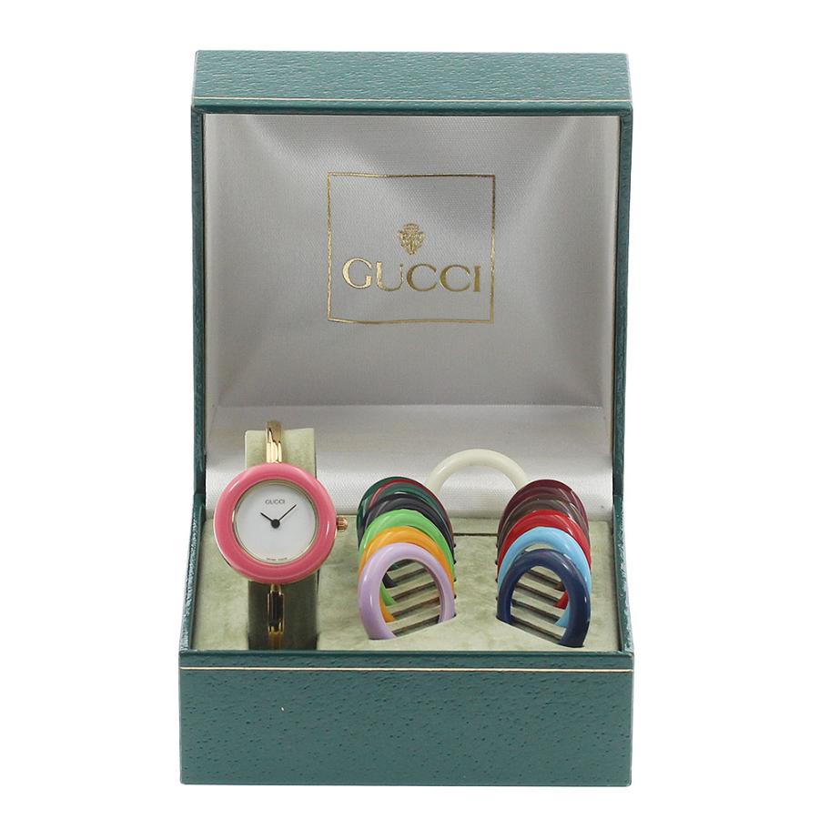 GUCCI（グッチ） GUCCI 11/12.2 チェンジベゼル クォーツ レディース