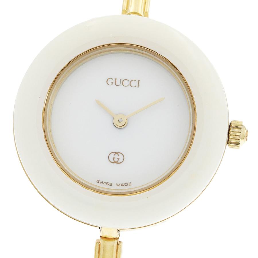 GUCCI（グッチ） GUCCI 1100-L チェンジベゼル クォーツ レディース 内