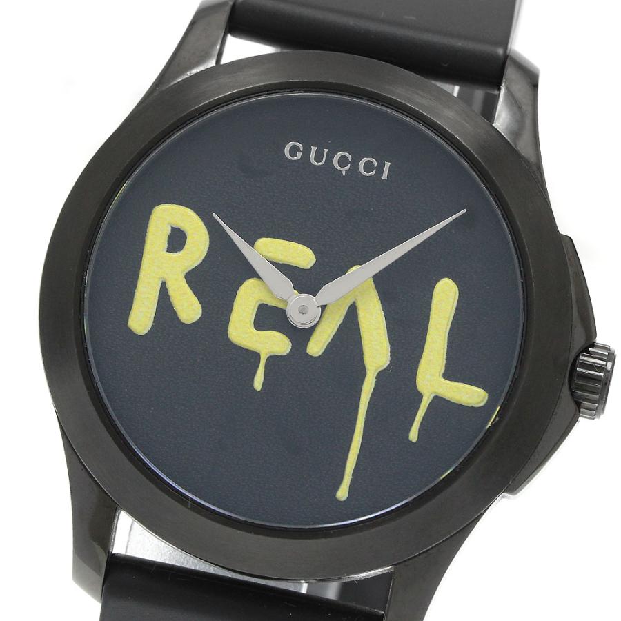 グッチ GUCCI 126.4/YA1264017 Gタイムレス ゴースト クォーツ メンズ 美品 箱・保証書付き_948829 GUCCI（グッチ） GUCCI 126.4/YA1264017 Gタイムレス ゴースト