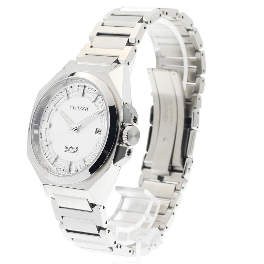 シチズン CITIZEN NB6010-81A/9051-S125731 831 メカニカル シリーズエイト 自動巻き メンズ 極美品 箱・保証書付き_949238の画像