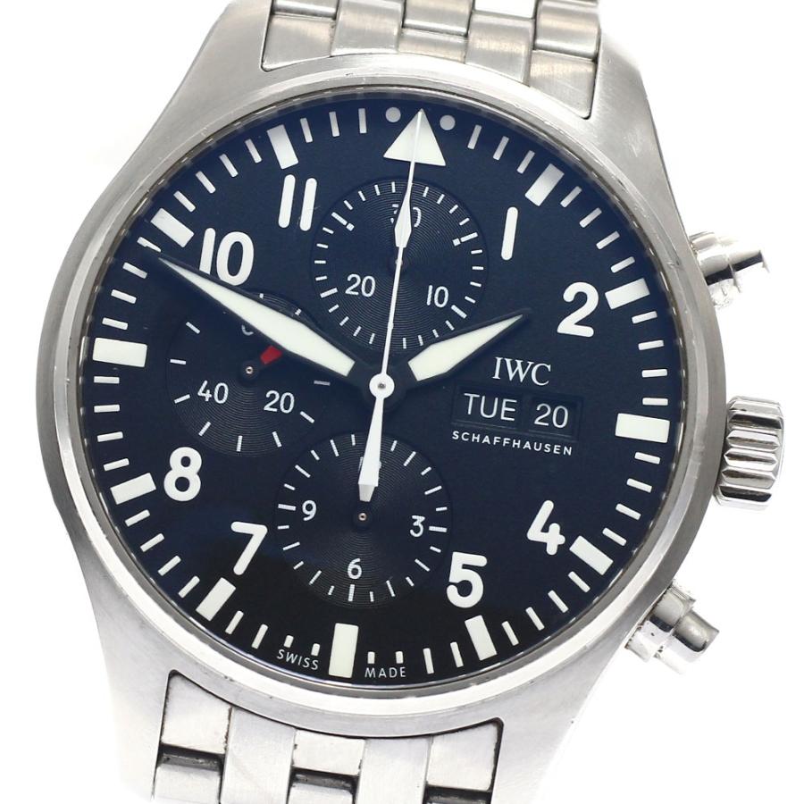 IWC IWC SCHAFFHAUSEN IW377710 パイロットウォッチ クロノグラフ デイデイト 自動巻き メンズ 保証書付き_949313 IWC SCHAFFHAUSEN（IWCシャフハウゼン） IWC IWC SCHAFFHAUSEN