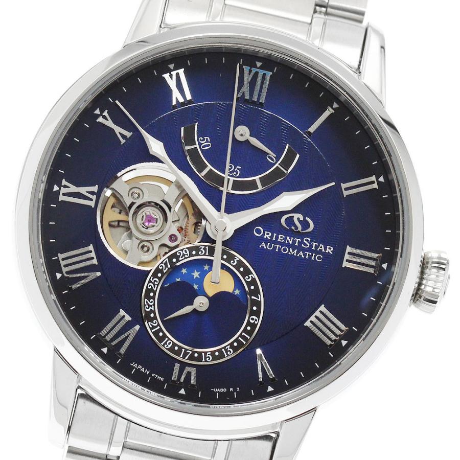 オリエント ORIENT RK-AY0103L/F7M6-UAB0 オリエントスター メカニカルムーンフェイズ 自動巻き メンズ 良品 内箱・保証書付き_949417 ORIENT（オリエント） ORIENT RK-AY0103L/F7M6-UAB0 オリエントスター