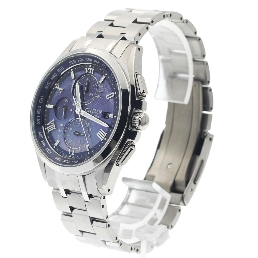 シチズン CITIZEN AT8240-66L/H800-A1CDW06 アテッサ DEAR Collection 世界限定1,700本 ソーラー電波 メンズ 美品 箱・保証書付き_950195の画像