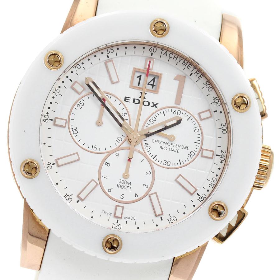 エドックス EDOX 10012 クラスワン クロノオフショア ビックデイト クォーツ メンズ 保証書付き_950559 EDOX（エドックス） EDOX 10012 クラスワン クロノオフショア ビック
