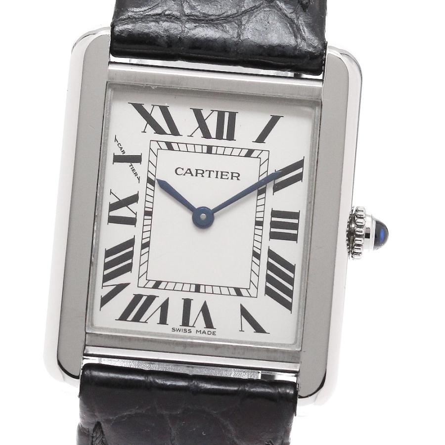 カルティエ CARTIER W5200005 タンクソロSM クォーツ レディース _953518 Cartier（カルティエ） CARTIER W5200005 タンクソロSM クォーツ