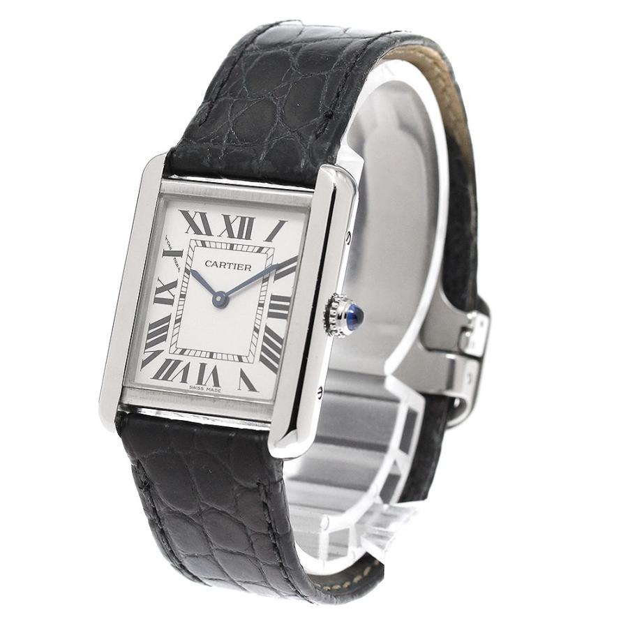 カルティエ CARTIER W5200005 タンクソロSM クォーツ レディース _950597 Cartier（カルティエ） CARTIER W5200005 タンクソロSM クォーツ