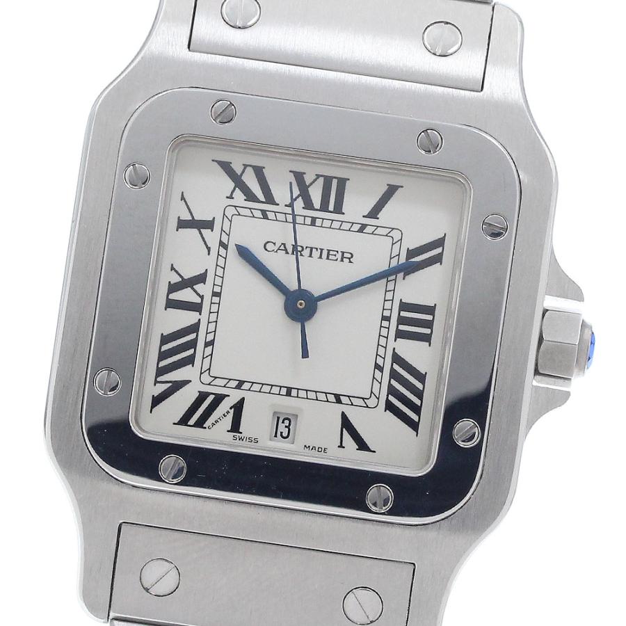 Cartier カルティエ　サントスガルべLM W20060D6 SSクォーツ Cartier（カルティエ） CARTIER W20060D6 サントスガルベLM デイト