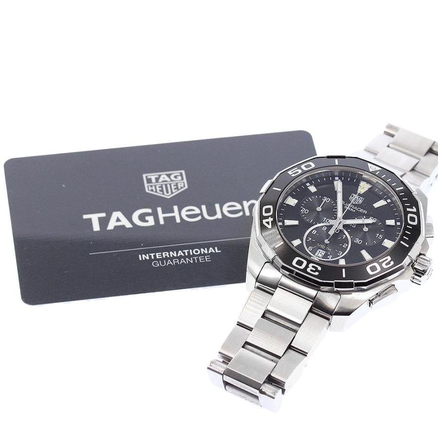 タグホイヤー TAG HEUER CAY111A アクアレーサー デイト クロノグラフ クォーツ メンズ 良品 保証書付き_950987の画像