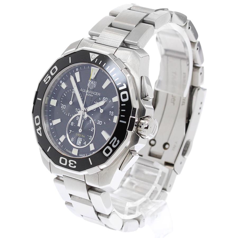 タグホイヤー TAG HEUER CAY111A アクアレーサー デイト クロノグラフ クォーツ メンズ 良品 保証書付き_950987の画像