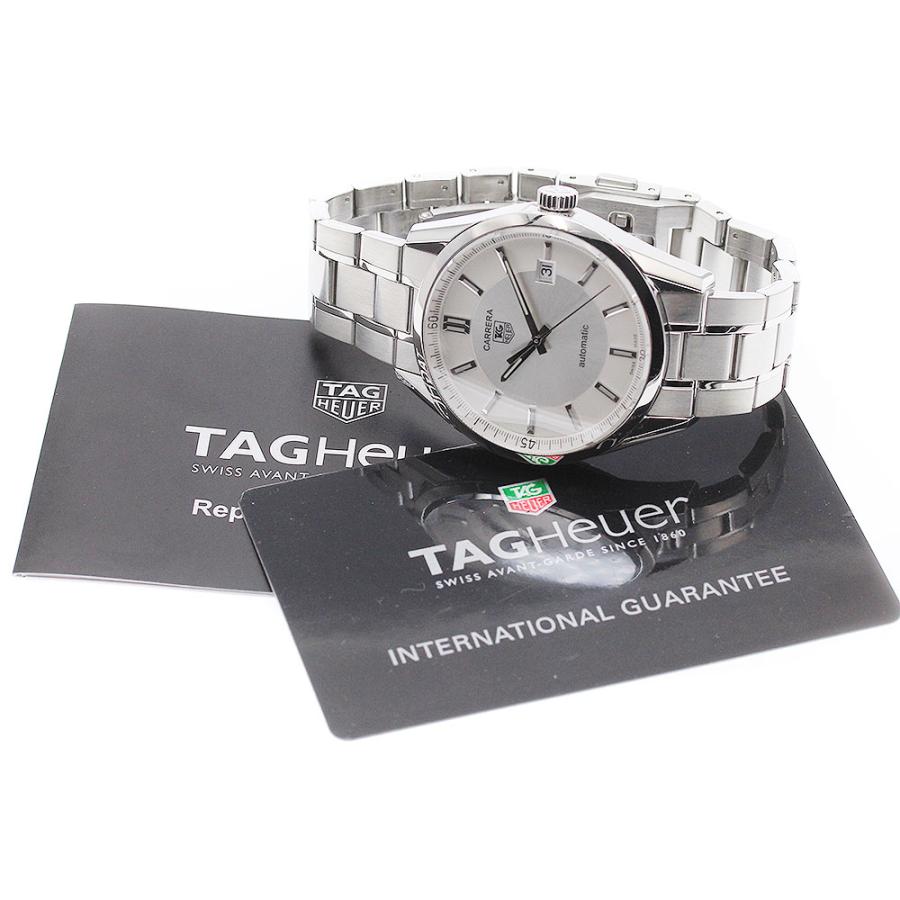 タグホイヤー TAG HEUER WV211A-0 カレラ キャリバー5 デイト 自動巻き メンズ 保証書付き_951286の画像