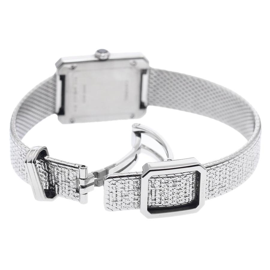 シャネル CHANEL H4877 ボーイフレンド ツイード ダイヤベゼル クォーツ レディース 良品 _951662 CHANEL（シャネル） CHANEL H4877 ボーイフレンド ツイード ダイヤ