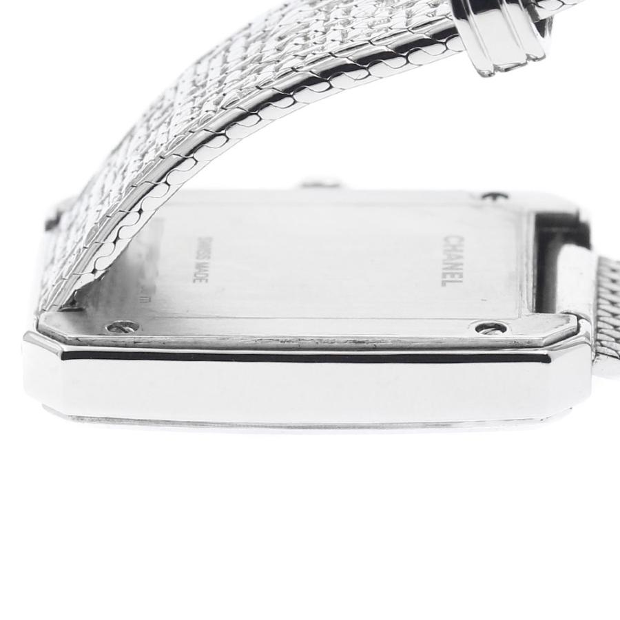 シャネル CHANEL H4877 ボーイフレンド ツイード ダイヤベゼル クォーツ レディース 良品 _951662 CHANEL（シャネル） CHANEL H4877 ボーイフレンド ツイード ダイヤ