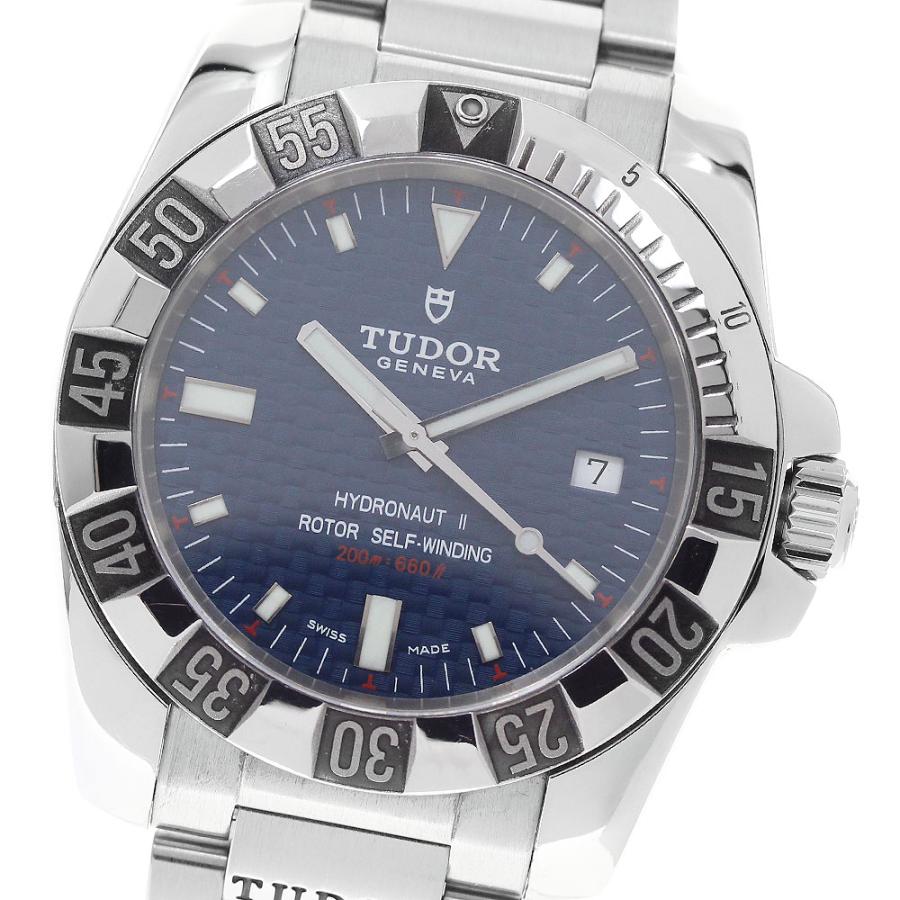 チュードル TUDOR 20040 ハイドロノートII デイト 自動巻き メンズ 良品 保証書付き_833848【ev10】 TUDOR（チューダー） チュードル TUDOR 20040 ハイドロノート2 デイト
