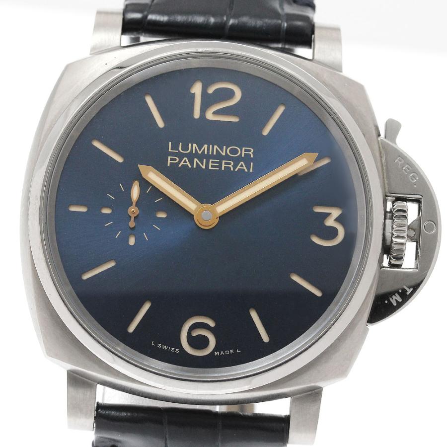 パネライ PANERAI PAM00728 ルミノール1950 ドゥエ ３デイズ チタニオ 手巻き メンズ 保証書付き_951890 OFFICINE PANERAI（オフィチーネ パネライ） パネライ PANERAI
