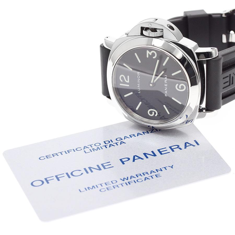 パネライ PANERAI PAM00112 ルミノールベース 44MM 手巻き メンズ 保証書付き_951909 OFFICINE PANERAI（オフィチーネ パネライ） パネライ PANERAI