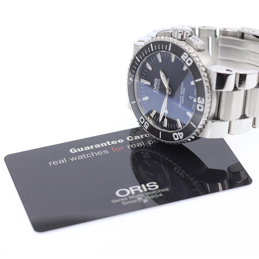 ORIS（オリス） ORIS 7653 アクイス デイト 自動巻き メンズ 保証書 