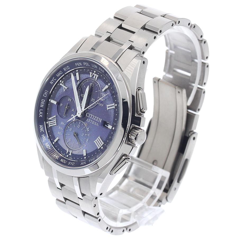 シチズン CITIZEN AT8240-66L/H800-A1CDW06 アテッサ DEAR Collection 世界限定1,700本 ソーラー電波 メンズ 良品 _952101の画像