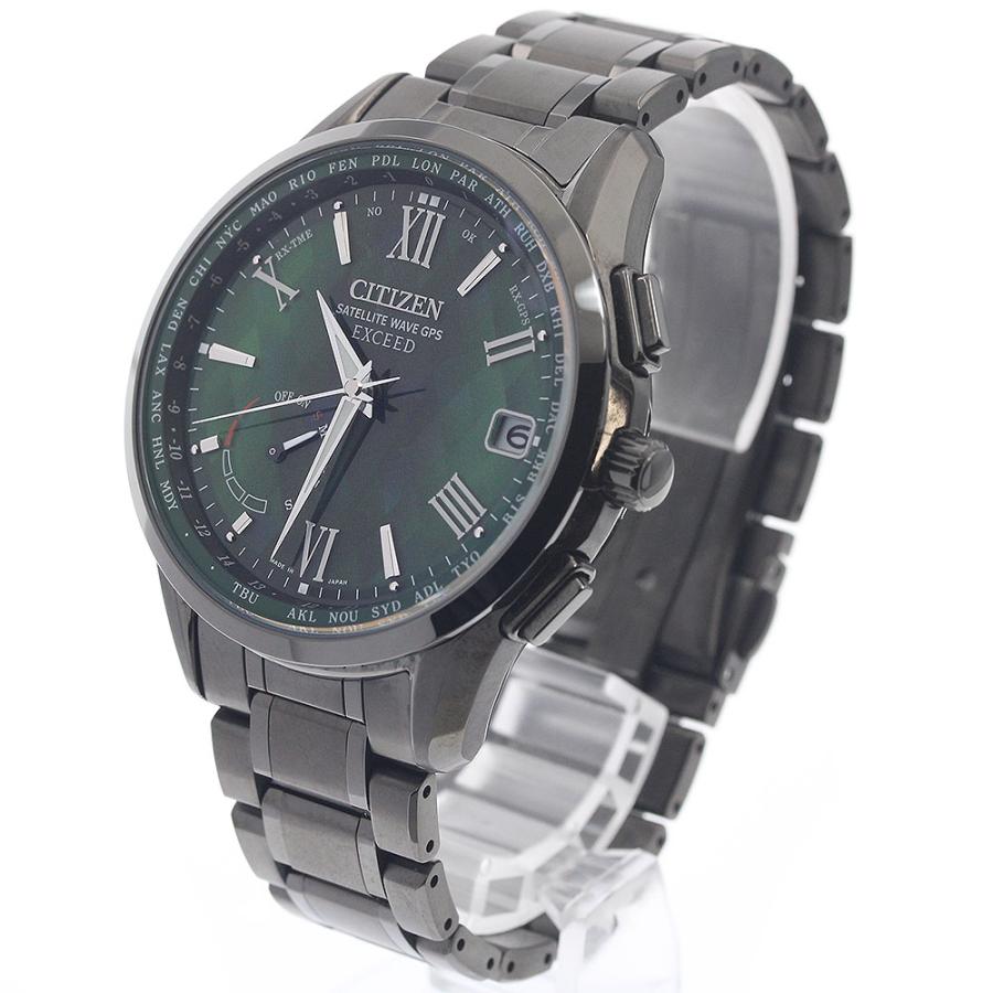 シチズン CITIZEN F150-A1CD601/CC3057-57W エクシード サテライトウェーブ GPS 500本限定 ソーラー電波 メンズ 美品 _952316の画像