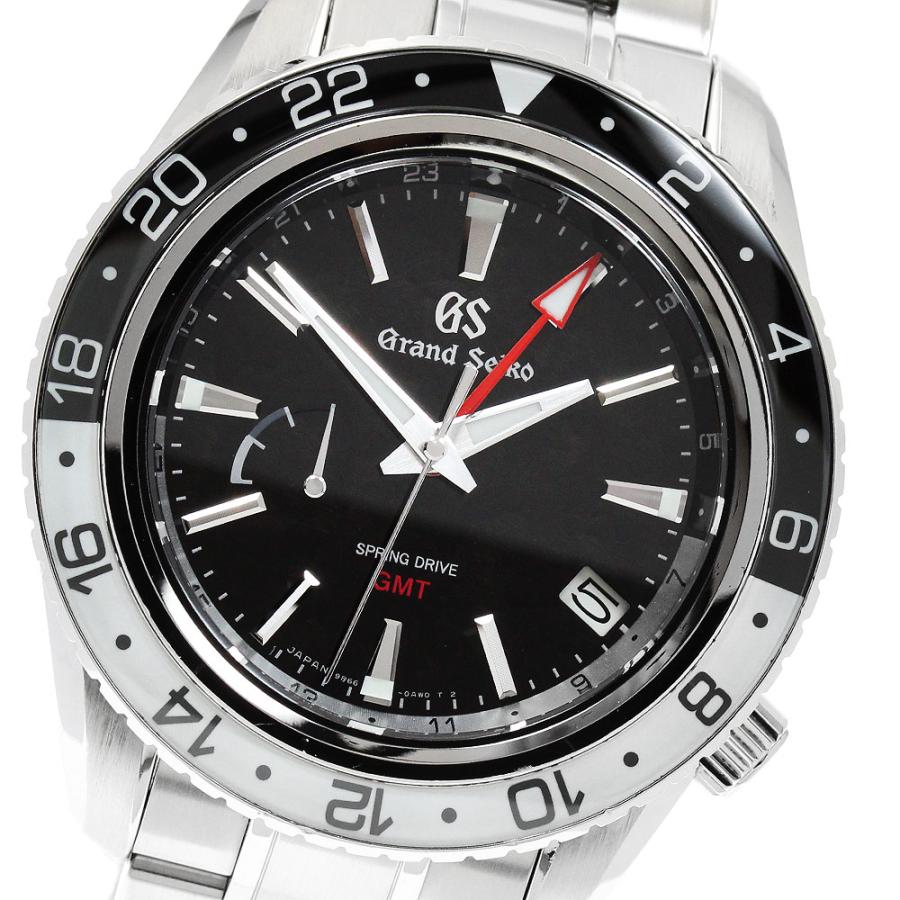セイコー SEIKO SBGE277/9R66-0BK0 グランドセイコー GMT スプリングドライブ メンズ 良品 箱・保証書付き_809529 SEIKO（セイコー） SEIKO SBGE277/9R66-0BK0 グランドセイコー GMT