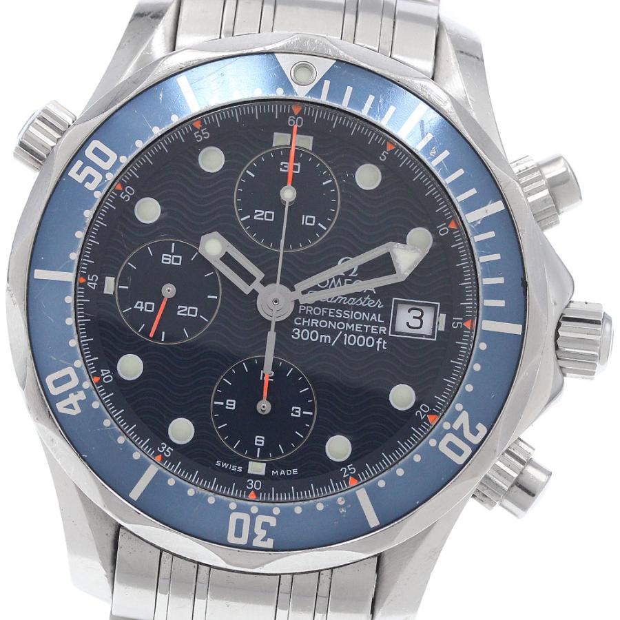 訳あり オメガ OMEGA 2599.80 シーマスター300 デイト クロノグラフ 自動巻き メンズ 保証書付き_952360 OMEGA（オメガ） 訳あり OMEGA 2599.80 シーマスター300 デイト クロノ