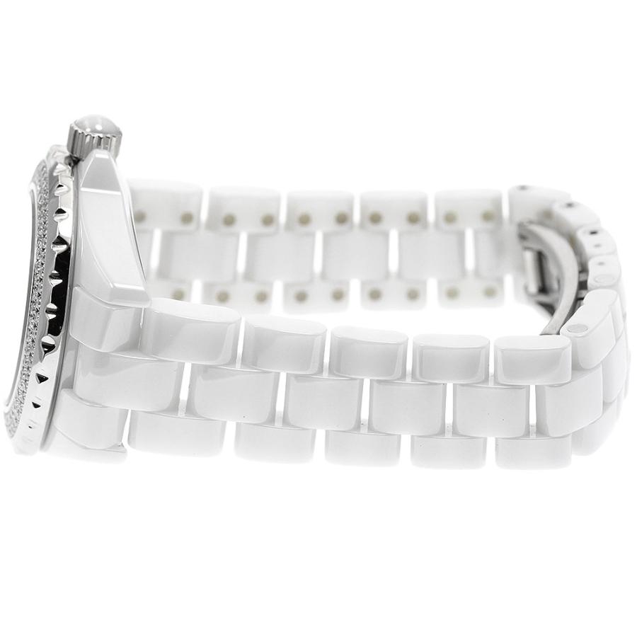 CHANEL（シャネル） CHANEL H0967 J12 ダイヤベゼル 白セラミック